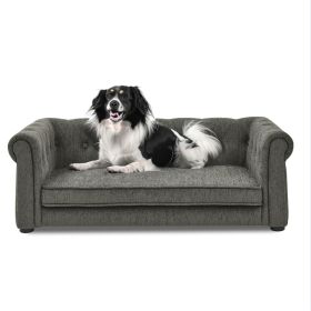 Elegant Rectangular Pet Bed Suitable For Medium And Large Dogs